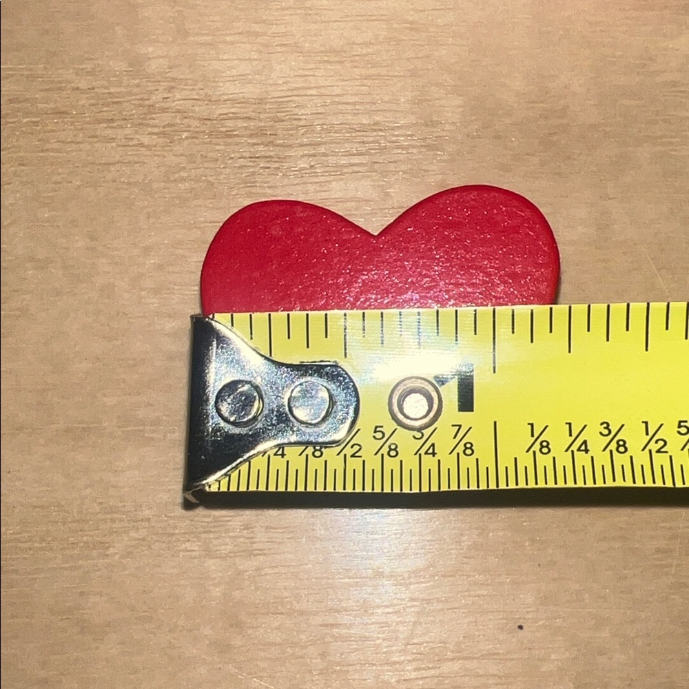 Heart Button Covers, Set of 6 - Picture 5 of 5